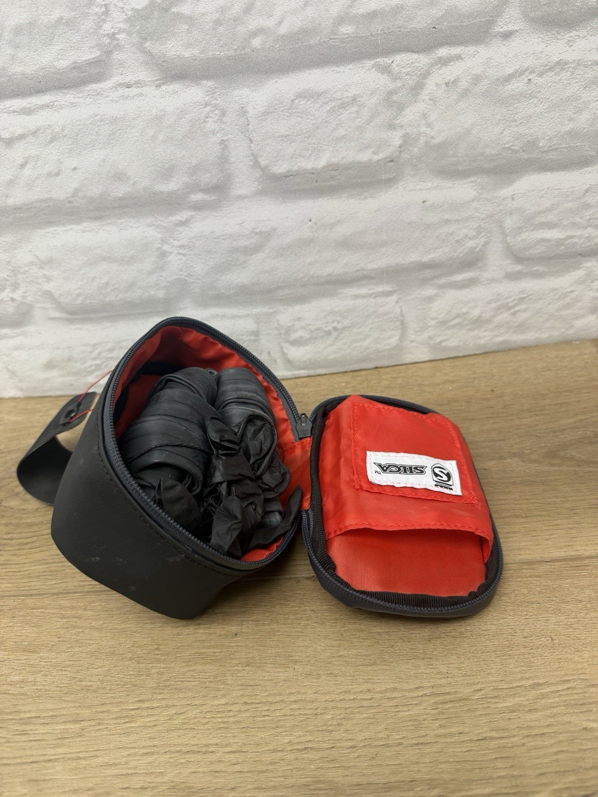  SILCA Mattone Grande Cycling Saddle bag black + Flat repair kit 