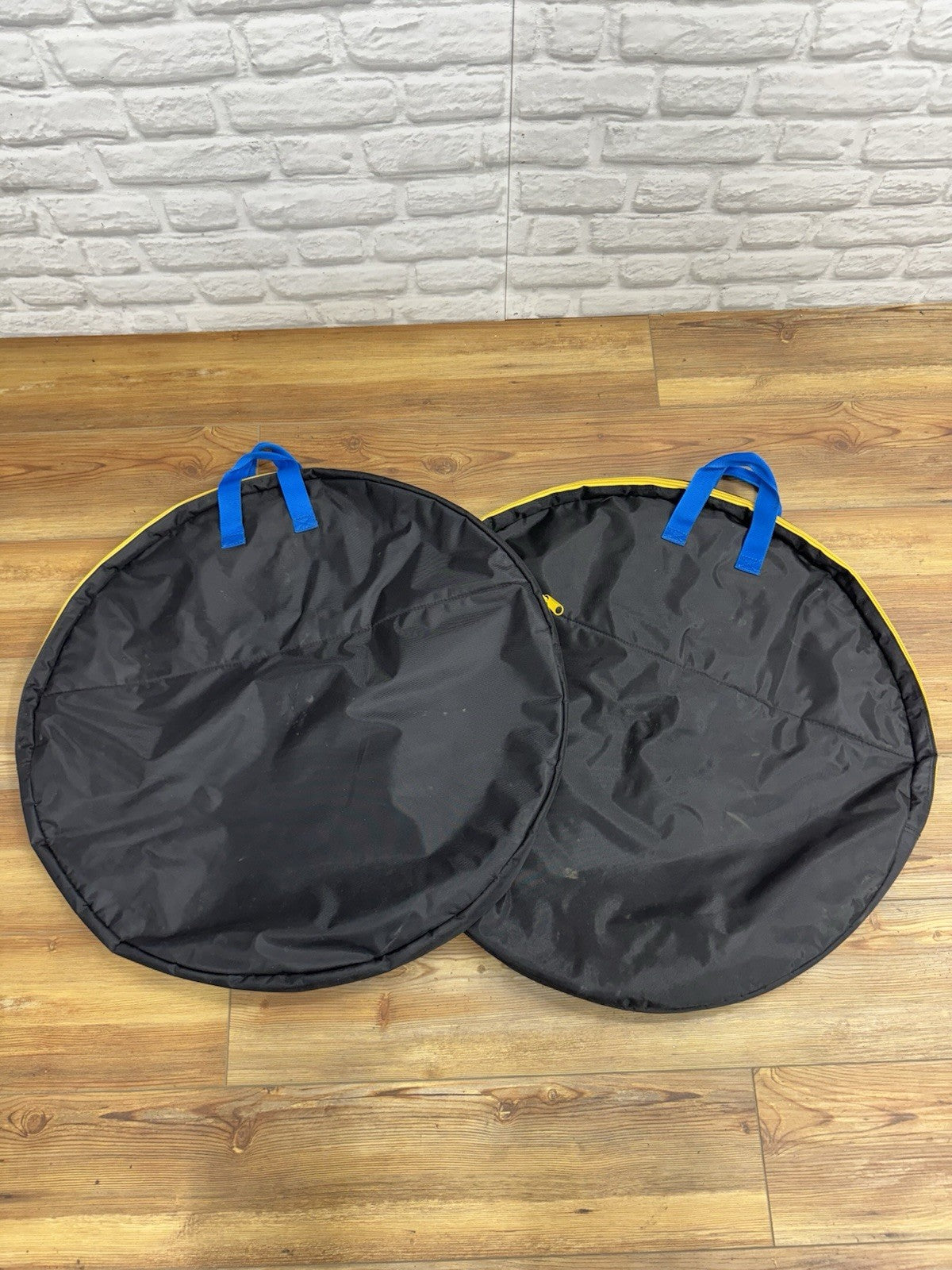 Pair Padded Road MTB Gravel Cycling Wheel Bags 700c