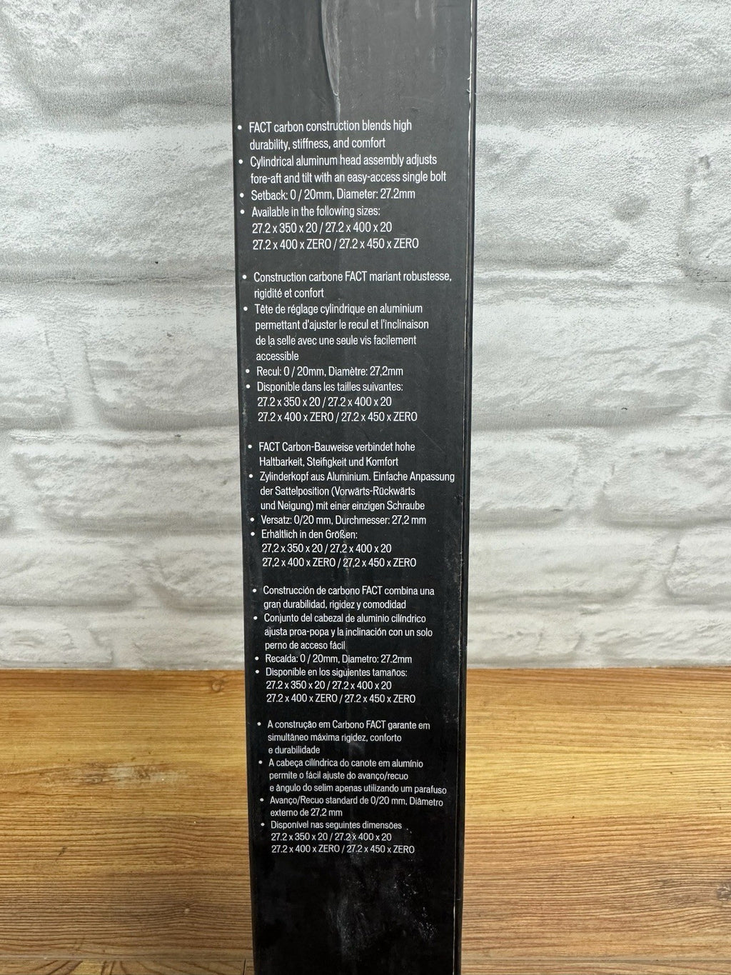S-Works Carbon Post D-Shaped 27.2 X 400 0/20mm Setback