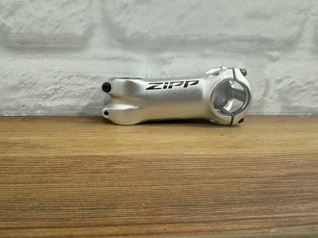 Zipp Service Course Stem 90mm Clamp 31.8mm +/-6 Deg 1 1/8 in Silver Aluminum