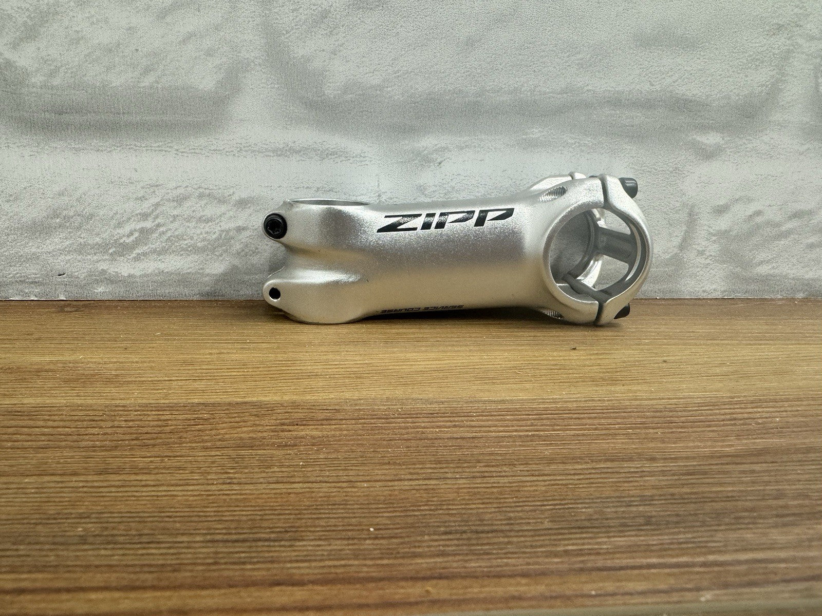 Zipp Service Course Stem 90mm Clamp 31.8mm +/-6 Deg 1 1/8 in Silver Aluminum