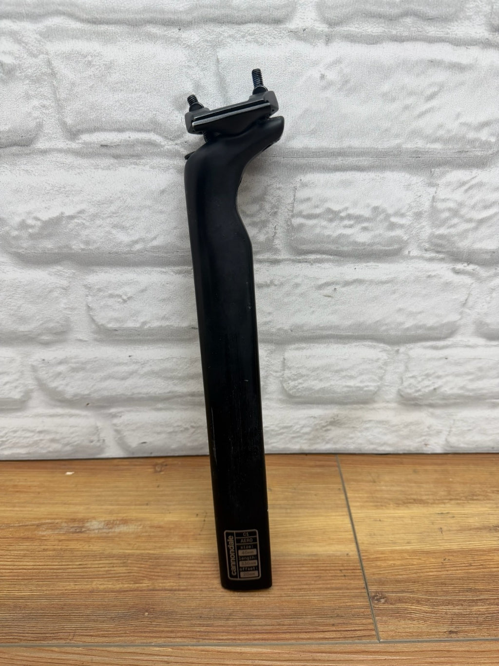 Cannondale C1 Aero 40mm Carbon Seatpost - 20mm Offset - Take off