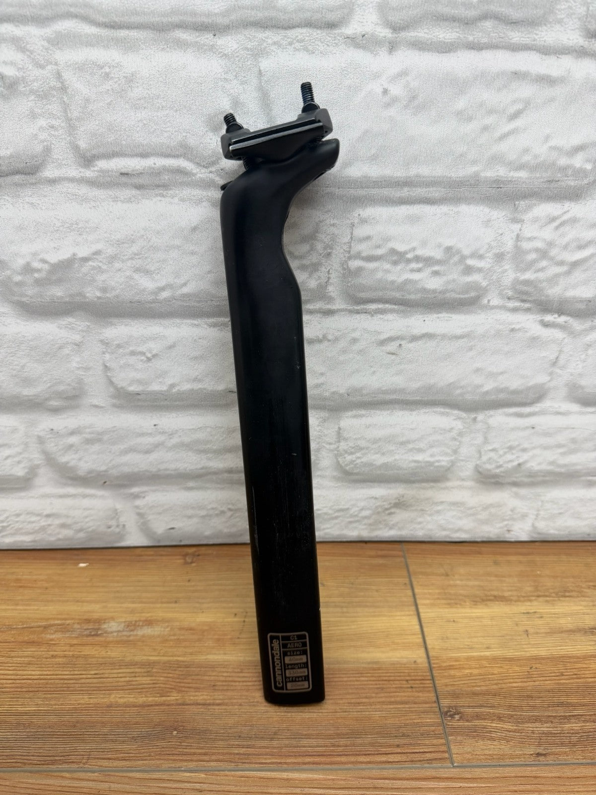 Cannondale C1 Aero 40mm Carbon Seatpost - 20mm Offset - Take off