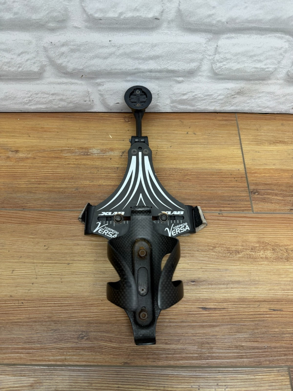 XLAB Black Water Bottle Cage + Versa Mount