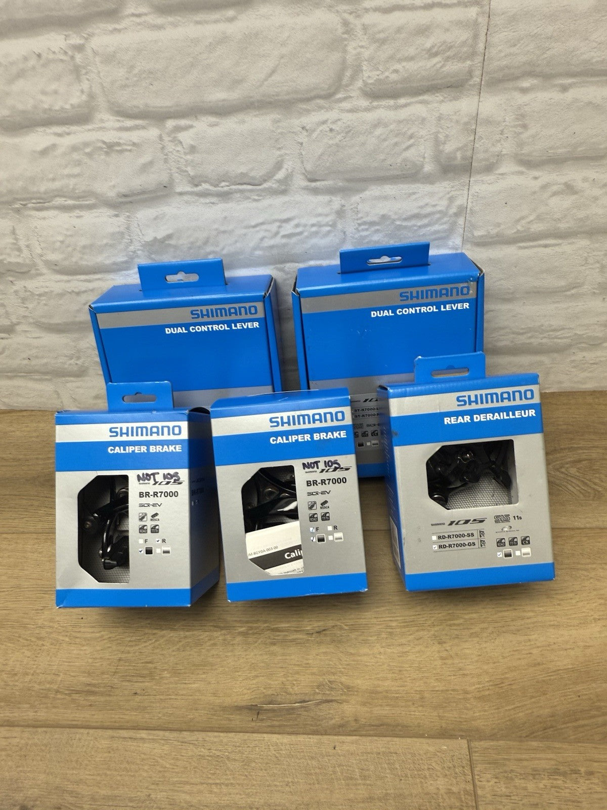 Shimano 105 R7000 11 Speed 5pc Group Set Shifters Rim Brakes Rear Derailleur GS