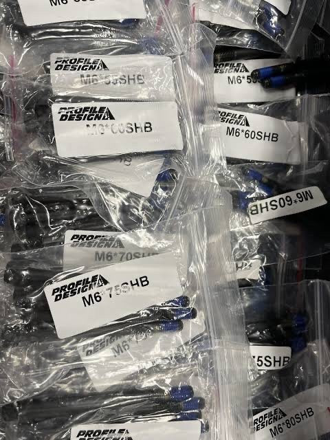 Profile Design Aerobar Riser Bolt Full Set (M6*15SHB - M6*95SHB)